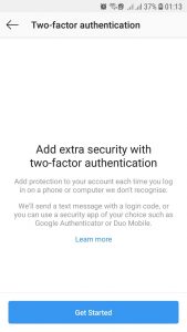 افزایش امنیت پیج اینستاگرام