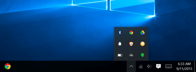 بستن برنامه ها در system tray