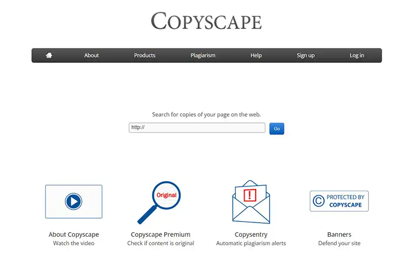 ابزار تشخیص محتوای کپی Copyscape