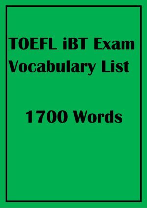 کتاب 1700 TOEFL Words | نسخه PDF