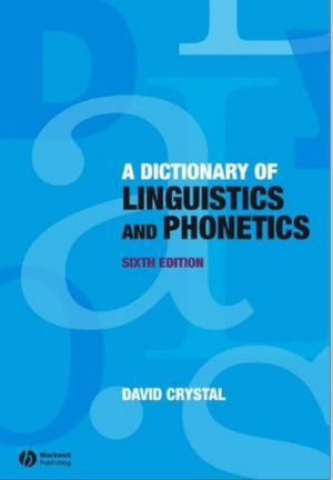 کتاب Crystal D A Dictionary of Linguistics and Phone | نسخه PDF