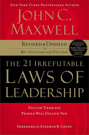 کتاب The 21 Irrefutable Laws of Leadership (۲۱ قانون انکارناپذیر رهبری) نسخه انگلیسی PDF | جان سی ماکسول