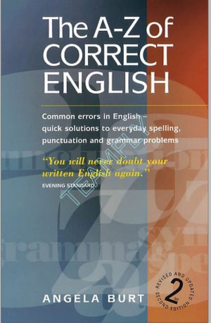 کتاب The A Z of Correct English by Angela Burch | نسخه PDF