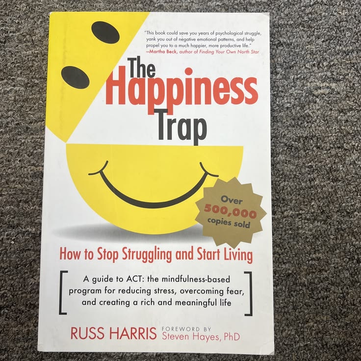 کتاب The Happiness Trap (تله شادمانی) | راس هریس