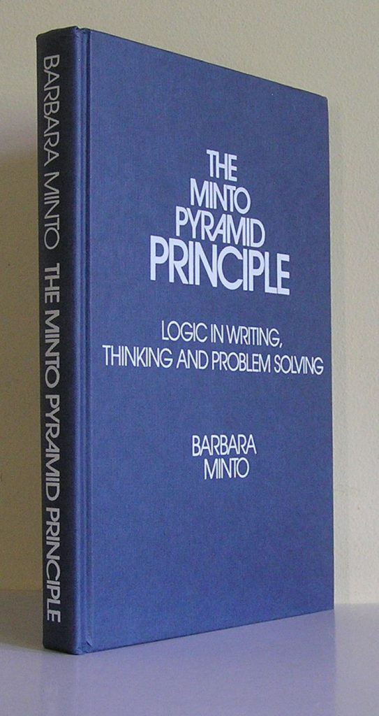 کتاب اصل هرم The Minto Pyramid Principle نسخه انگلیسی PDF | منطق در نوشتن و تفکر اصل هرم مینتو