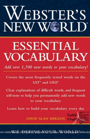 کتاب Webster New World Essential Vocabulary SAT GRE words | نسخه PDF