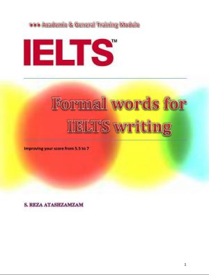 کتاب formal words for IELTS writing task 2 | نسخه PDF