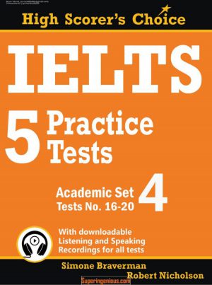 کتاب ielts 5 practice tests academic set 4 tests no 1620 | نسخه PDF