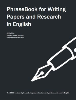 کتاب phrase book for writing papers and research work in English | نسخه PDF