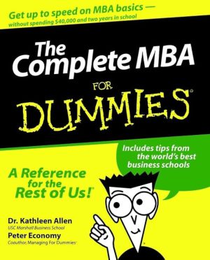 کتاب Complete MBA for Dummies (دوره کامل MBA به زبان ساده) نسخه انگلیسی PDF | کاتلین آر. آلن