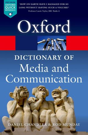 کتاب Dictionary of Media and Communication (فرهنگ لغت رسانه و ارتباطات) نسخه انگلیسی PDF