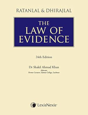 کتاب Law of Evidence (قانون ادله اثبات دعوی) نسخه انگلیسی PDF | راتانلال و دیراجلال