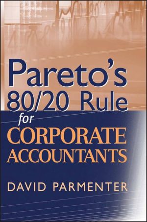 کتاب Pareto's 80/20 Rule for Corporate Accountants (قانون ۸۰/۲۰ پارتو برای حسابداران شرکتی) نسخه انگلیسی PDF