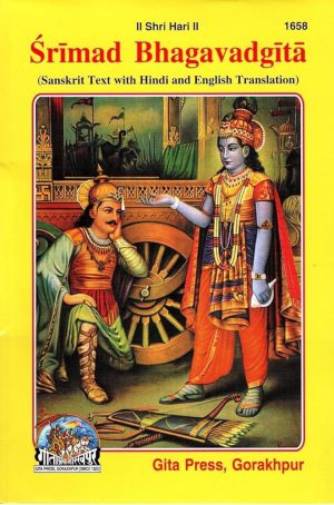 کتاب The Bhagvad Gita With Sanskrit Text (بهاگاواد گیتا با متن سانسکریت) نسخه انگلیسی PDF