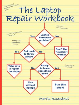 کتاب The Laptop Repair Workbook (کتاب کار تعمیر لپ‌تاپ) نسخه انگلیسی PDF | موریس روزنتال