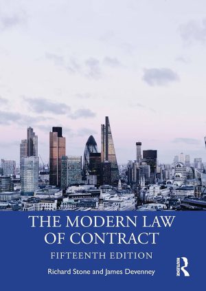 کتاب The Modern Law Of Contract (حقوق مدرن قراردادها) نسخه انگلیسی PDF